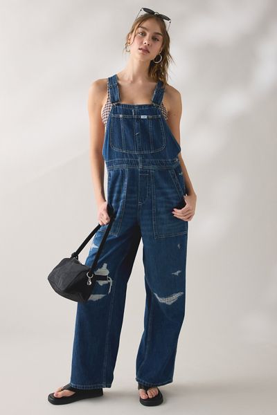 Lee Relaxed Straight Bib Denim Overalls