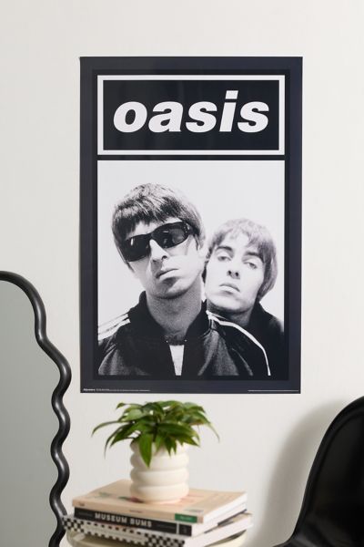 Urban Outfitters Oasis Black & White Frameless Poster At  In Black