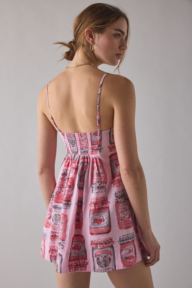 Kimchi Blue Smooth Sailing Pleated Flounce Babydoll Mini Dress #1