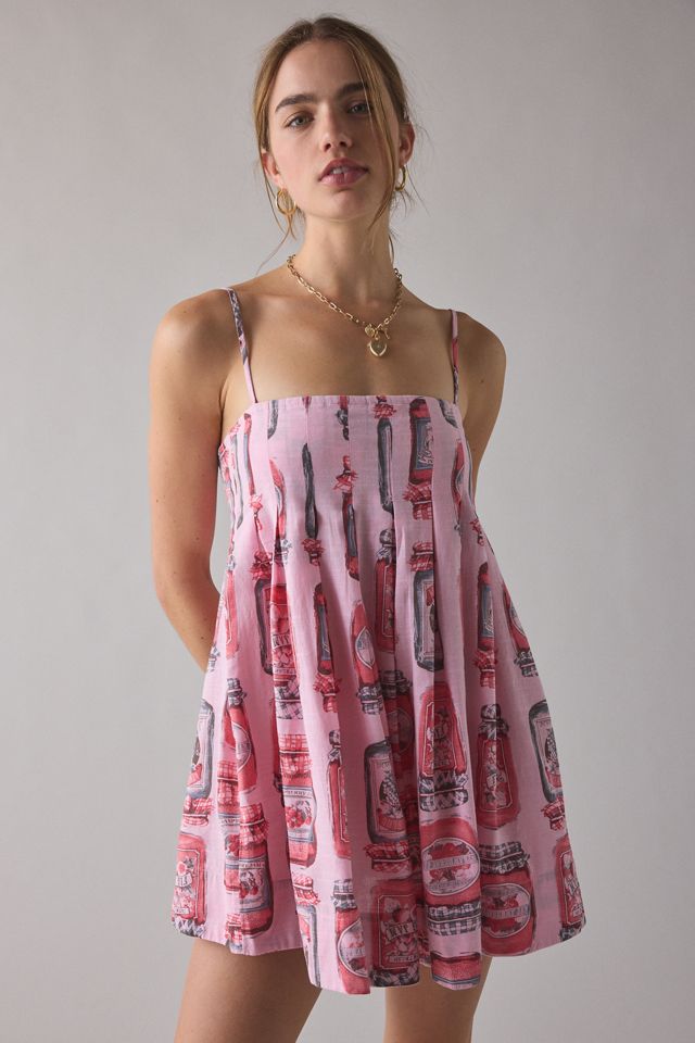 Kimchi Blue Smooth Sailing Pleated Flounce Babydoll Mini Dress #3