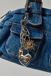 Celestial Locket Mixed Metal Keychain