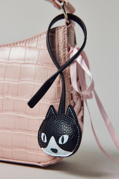 Icon Puffy Faux Leather Bag Charm