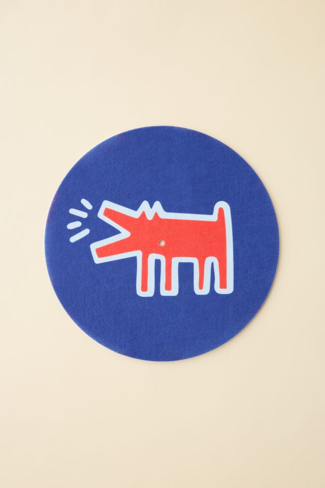 Keith Haring Barking Dog and Dancing Dog Group Turntable Slipmat #2