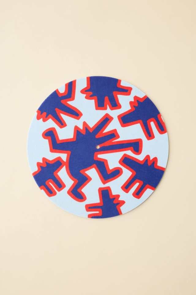 Keith Haring Barking Dog and Dancing Dog Group Turntable Slipmat #3