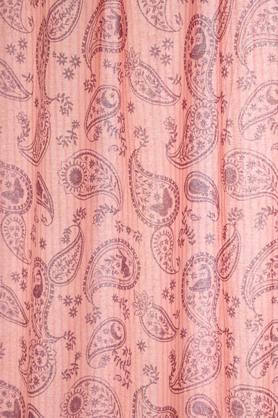 Parker Paisley Striped Patterned Shower Curtain