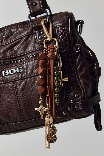 Porte-clés bohémien à breloques en grappe
