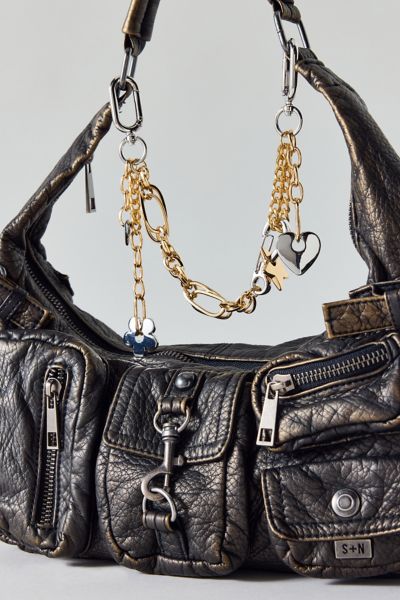 Chunky Mixed Metal Bag Chain