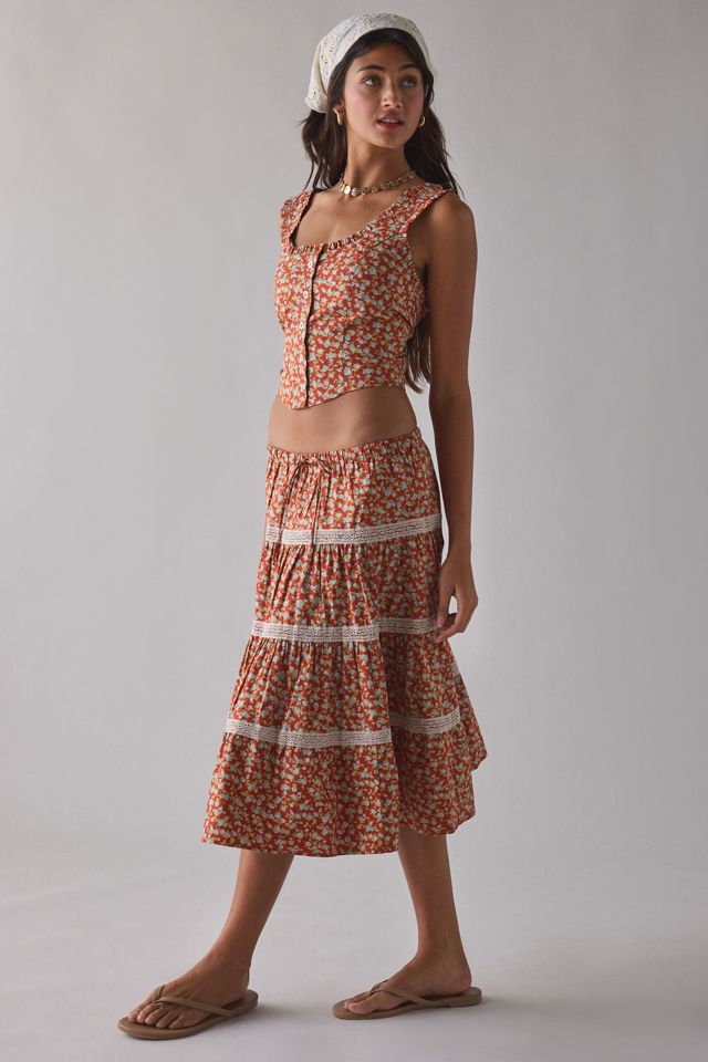 Kimchi Blue Market Morning Skirt 2-Piece Set #4