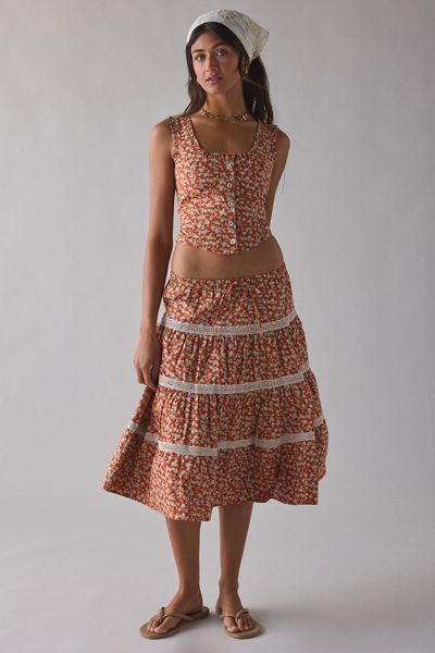 Kimchi Blue Market Morning Skirt 2-Piece Set