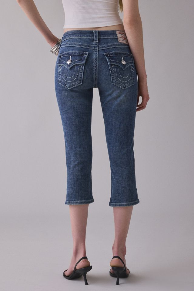 Jeans capri moulants à taille mi-haute Jennie Flap True Religion #3