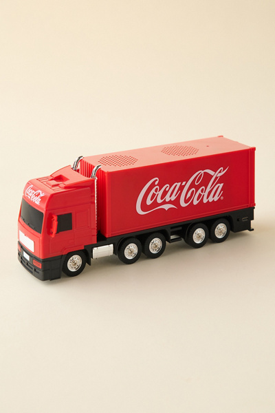 Urban Outfitters Coca-cola Truck Shaped Wireless Speaker In Red At