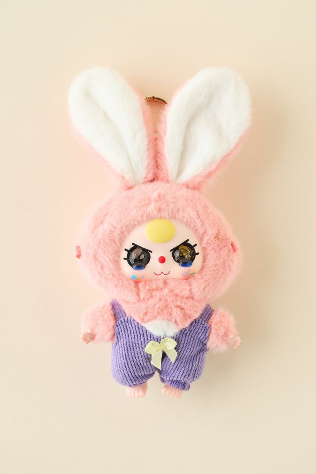 Baby Three Rabbit Macaron Cute Bunny Series Blind Box Plushie Keychain #1