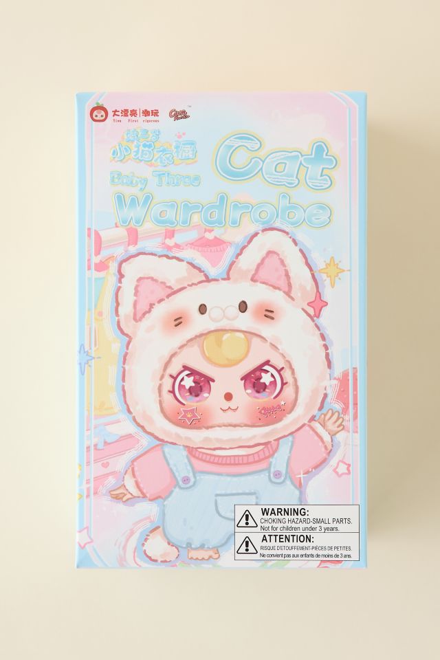 Baby Three Cat Wardrobe Series Blind Box Plushie Keychain #4