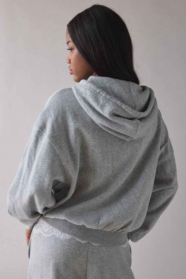 Chandail à capuchon court zippé Love Is Bliss de Out From Under #1