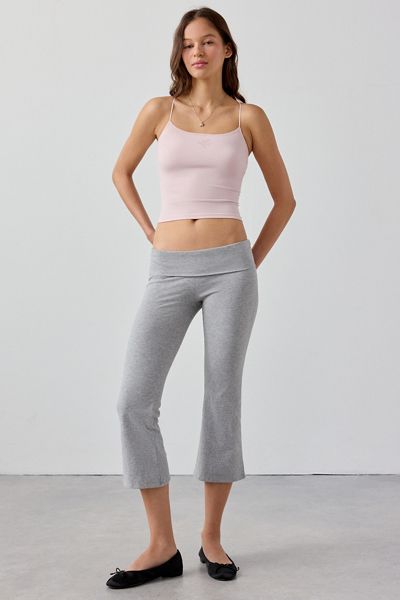 Out From Under Bec Cropped Foldover Kick Flare Pants