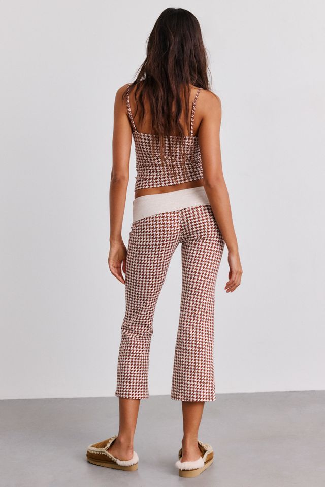 Out From Under Bec Cropped Foldover Kick Flare Pants #3