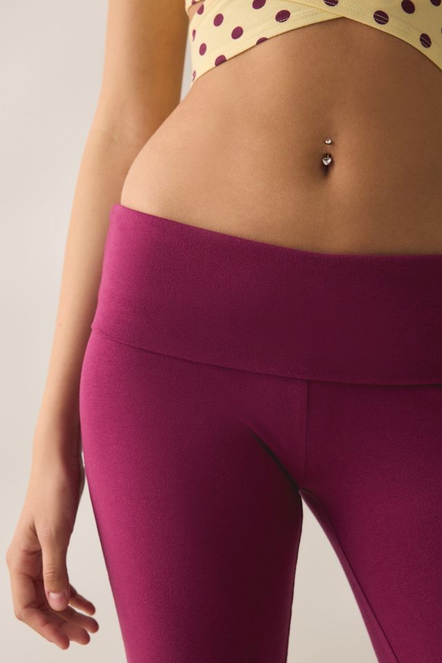 Out From Under Bec Cropped Foldover Kick Flare Pants #2