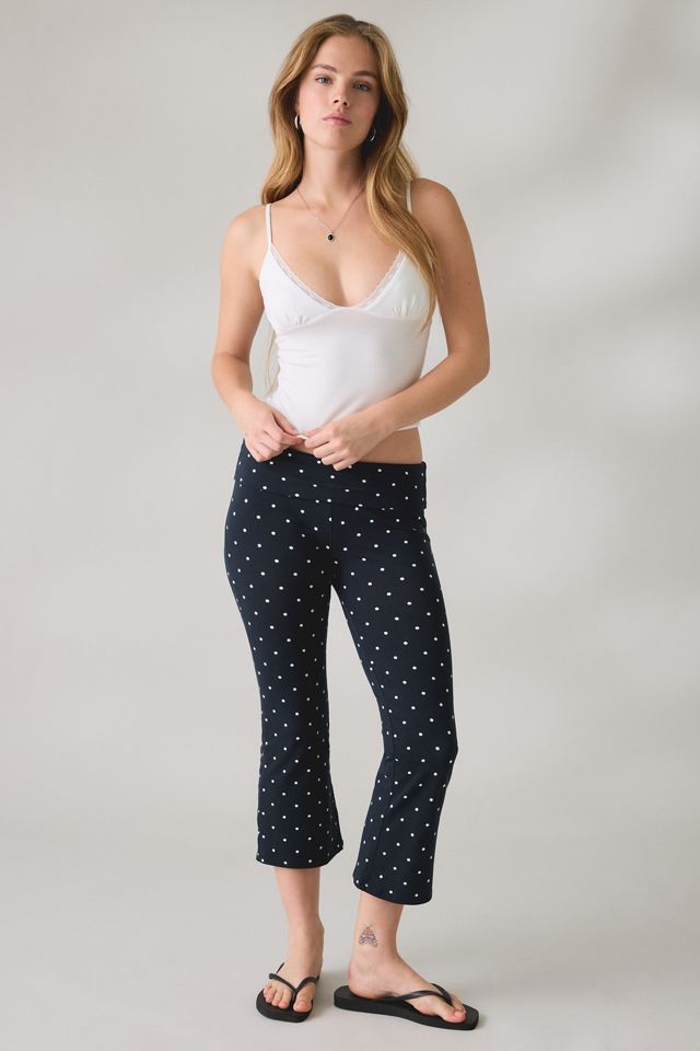 Out From Under Bec Cropped Foldover Kick Flare Pants #2