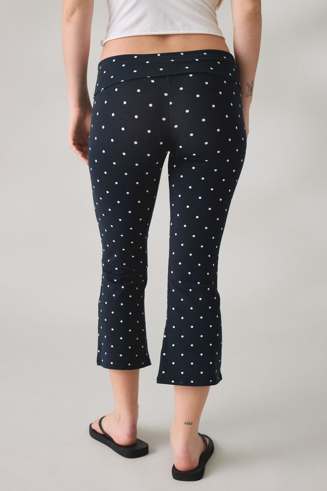 Out From Under Bec Cropped Foldover Kick Flare Pants #3