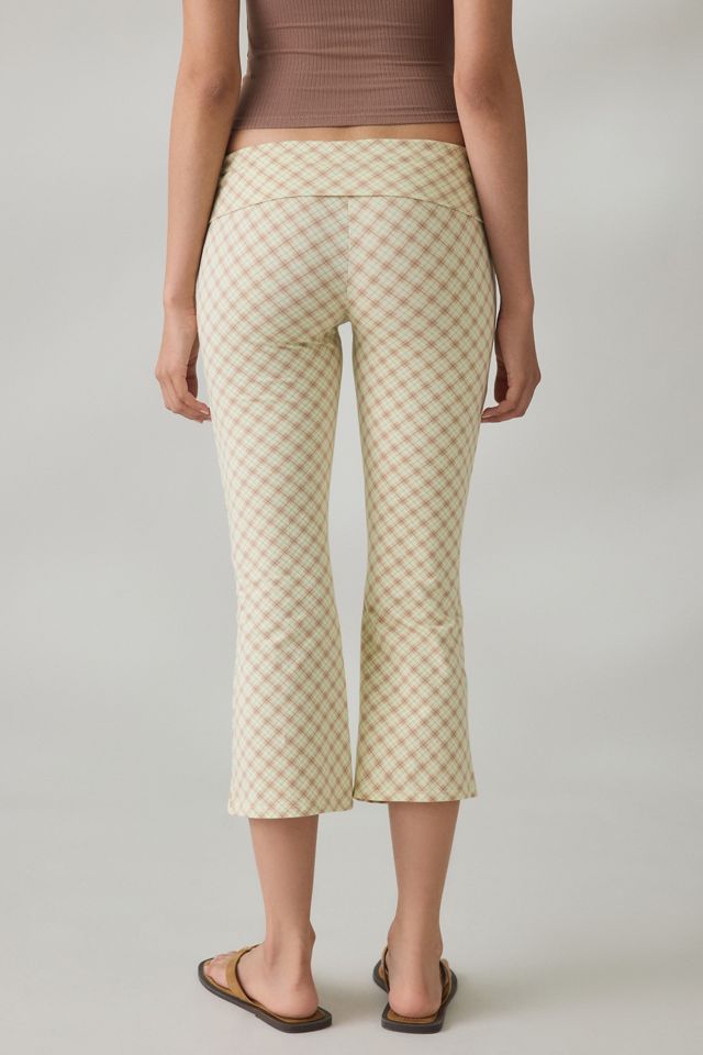 Out From Under Bec Cropped Foldover Kick Flare Pants #4
