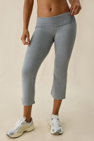 Out From Under Bec Cropped Foldover Kick Flare Pants