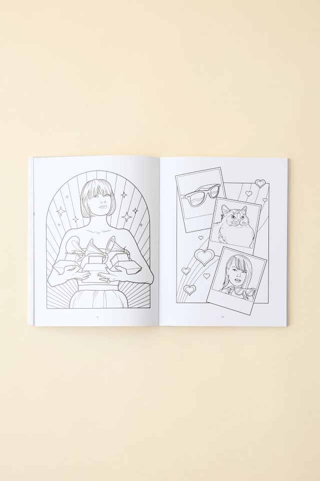 Fill The Blank Spaces: A Coloring Book For Taylor Swift Fans By OH! Life #2