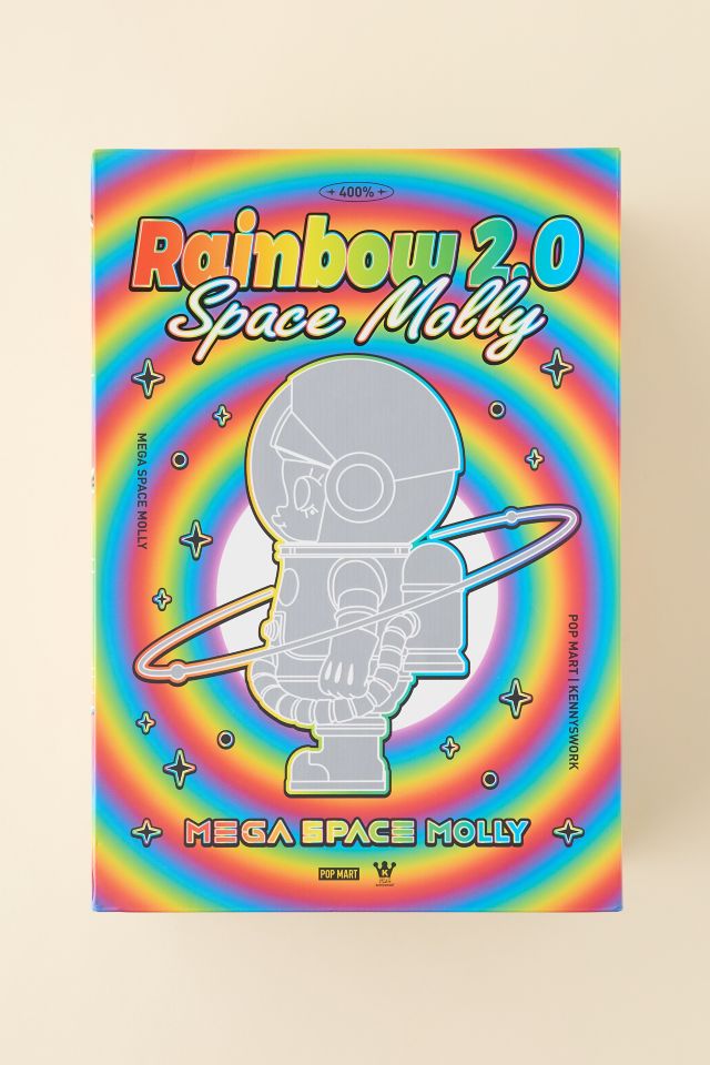 POP MART Mega Space Molly 400% Rainbow 2.0 Figure #5