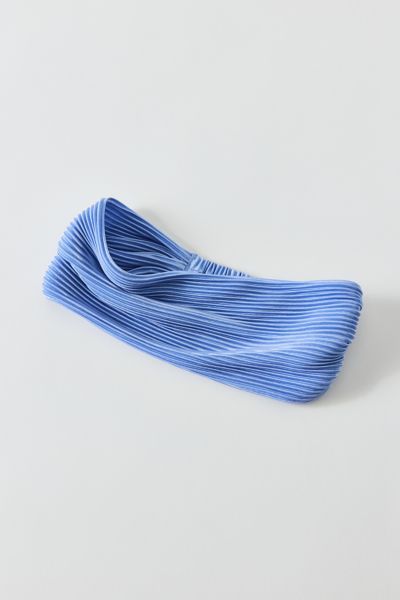 Urban Outfitters Plisse Soft Headwrap Headband In Blue, Women's At  In Blue