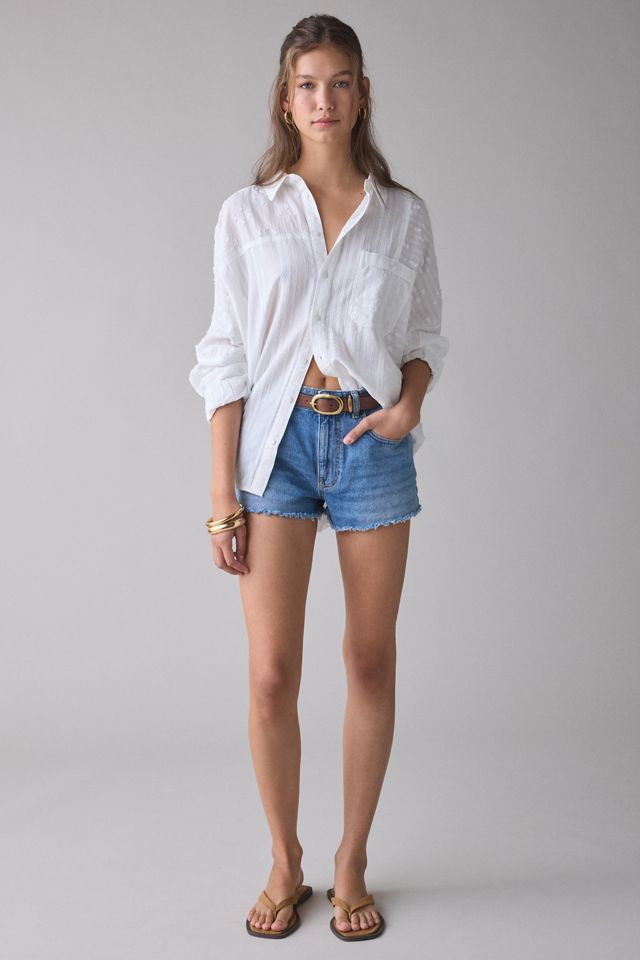 BDG Alex Oversized Cotton Button-Down Shirt #3