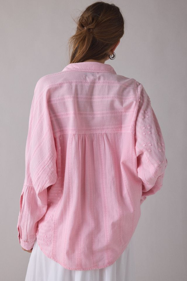 BDG Alex Oversized Cotton Button-Down Shirt #1