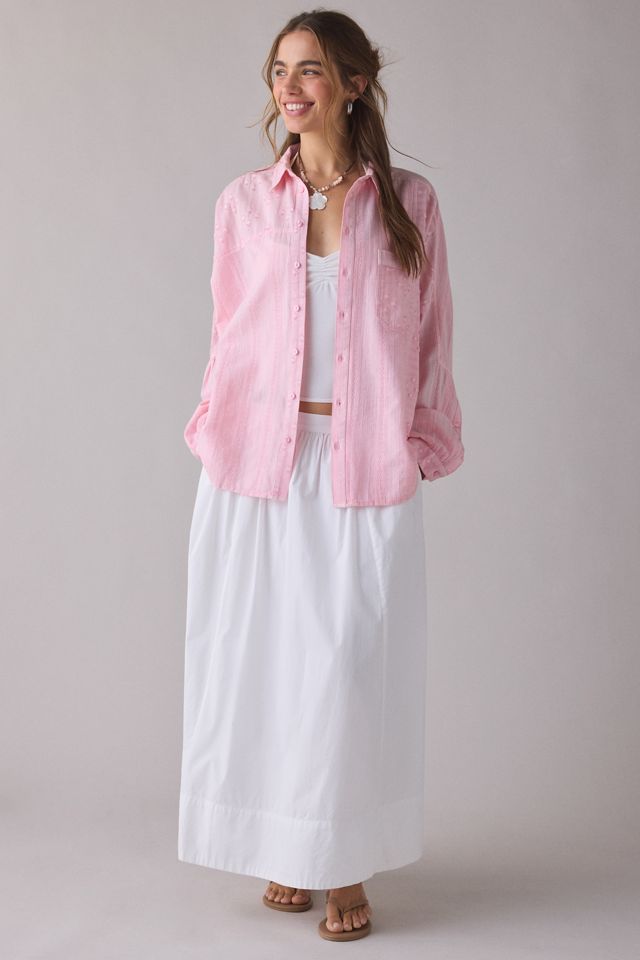 BDG Alex Oversized Cotton Button-Down Shirt #3