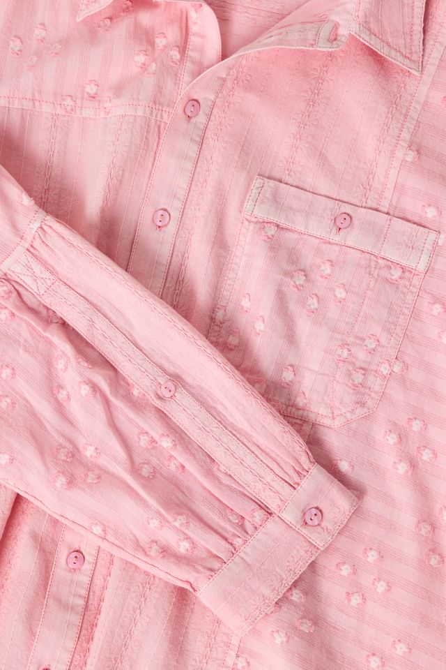 BDG Alex Oversized Cotton Button-Down Shirt #4