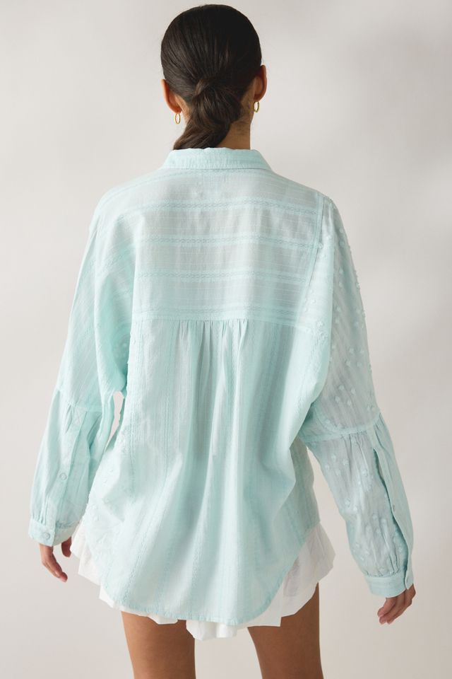 BDG Alex Oversized Cotton Button-Down Shirt #1