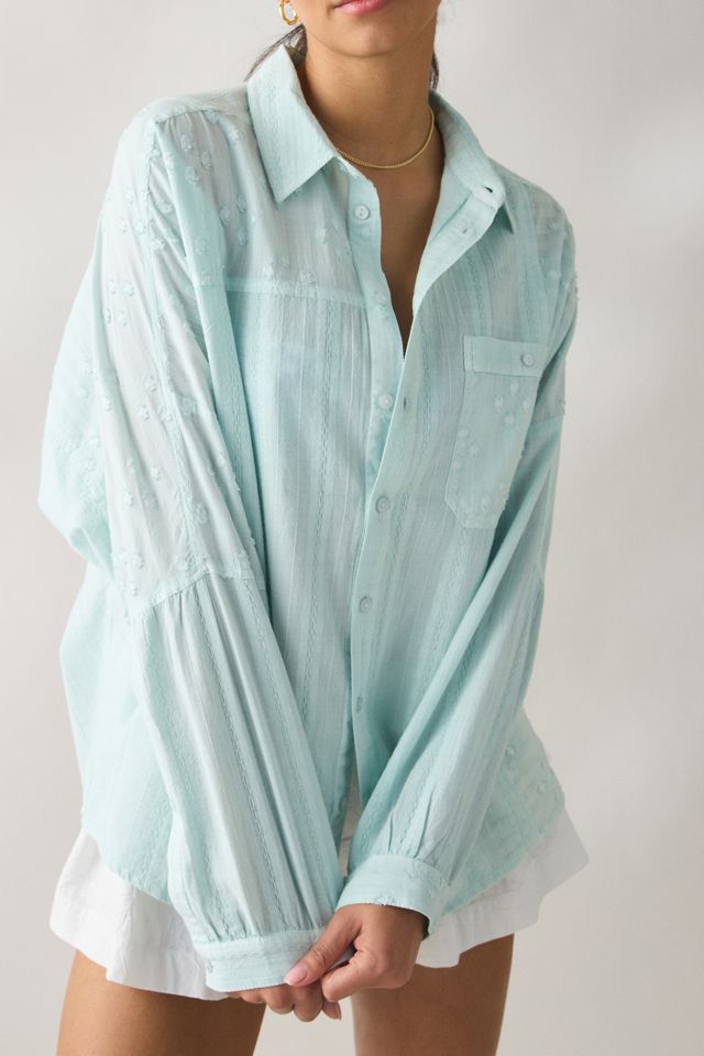 BDG Alex Oversized Cotton Button-Down Shirt #2