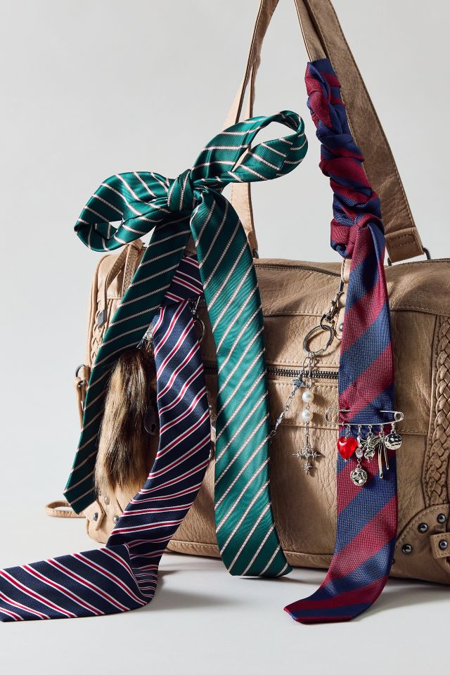 Stripe Pattern Wide Neck Tie #2