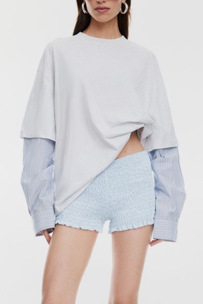 Lioness Bowen Layered Long Sleeve Oversized Shirt