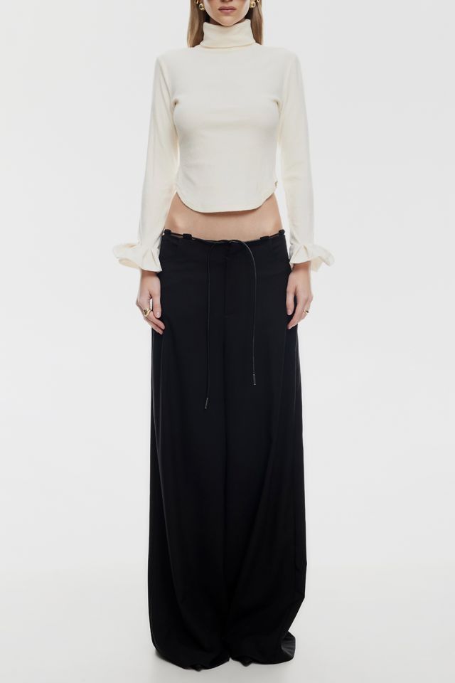 Lioness Belle Turtleneck Ruffle Long Sleeve Top #2