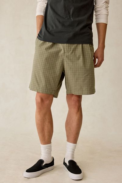 OBEY Coen Plaid Pleated Shorts