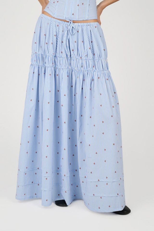 WeWoreWhat Tiered Maxi Skirt #1