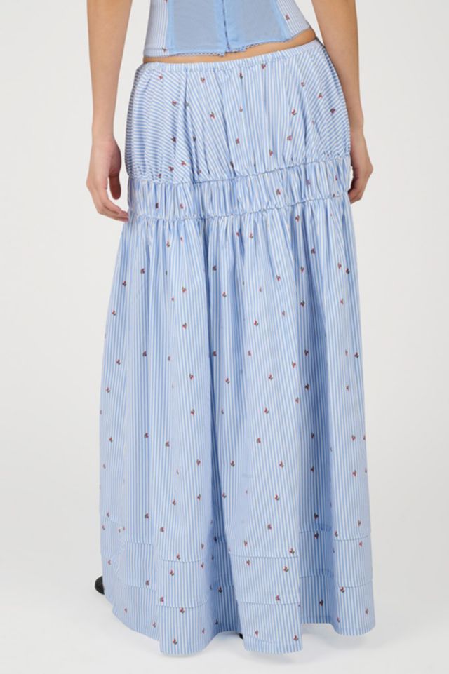 WeWoreWhat Tiered Maxi Skirt #2