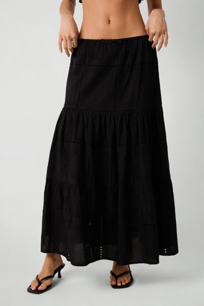 WeWoreWhat Eyelet Maxi Skirt Product Page