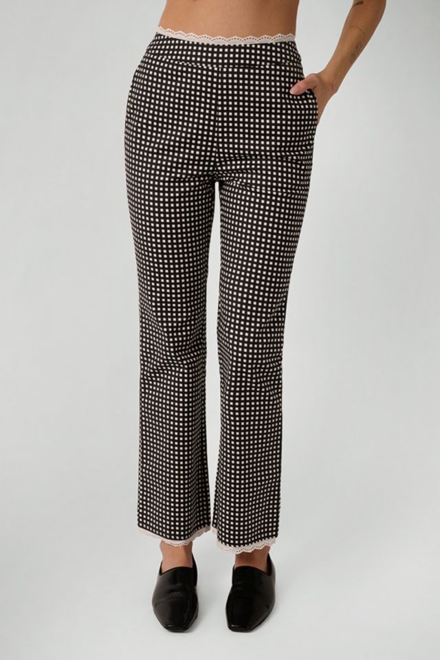 WeWoreWhat Gingham Pant #1