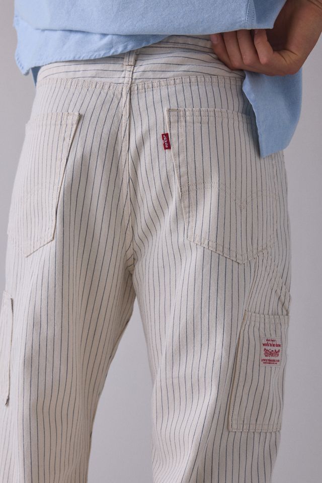 Levi’s® 568 Stay Loose Pinstripe Double Knee Straight Leg Jeans #2