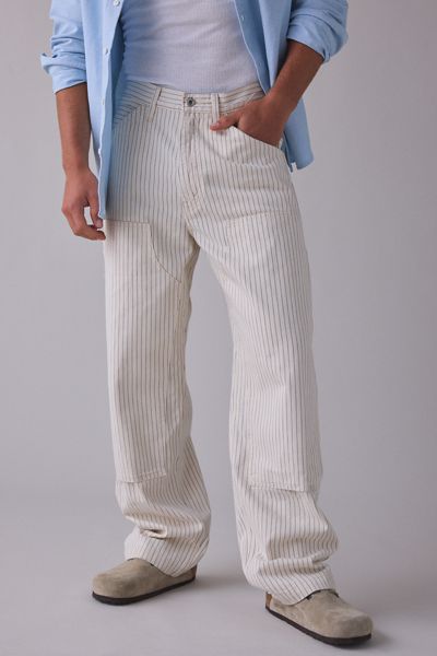 Levi’s® 568 Stay Loose Pinstripe Double Knee Straight Leg Jeans