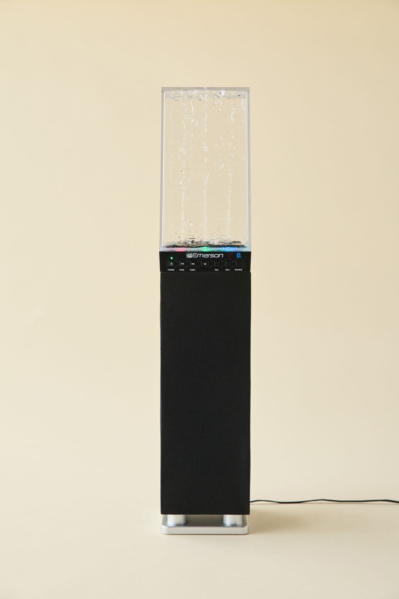 Emerson Audio Dancing Water Light Tower Speaker System - Black, ONE SIZE