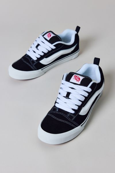 Vans Unisex Knu Skool Sneaker In Black/true White At Urban Outfitters In Black