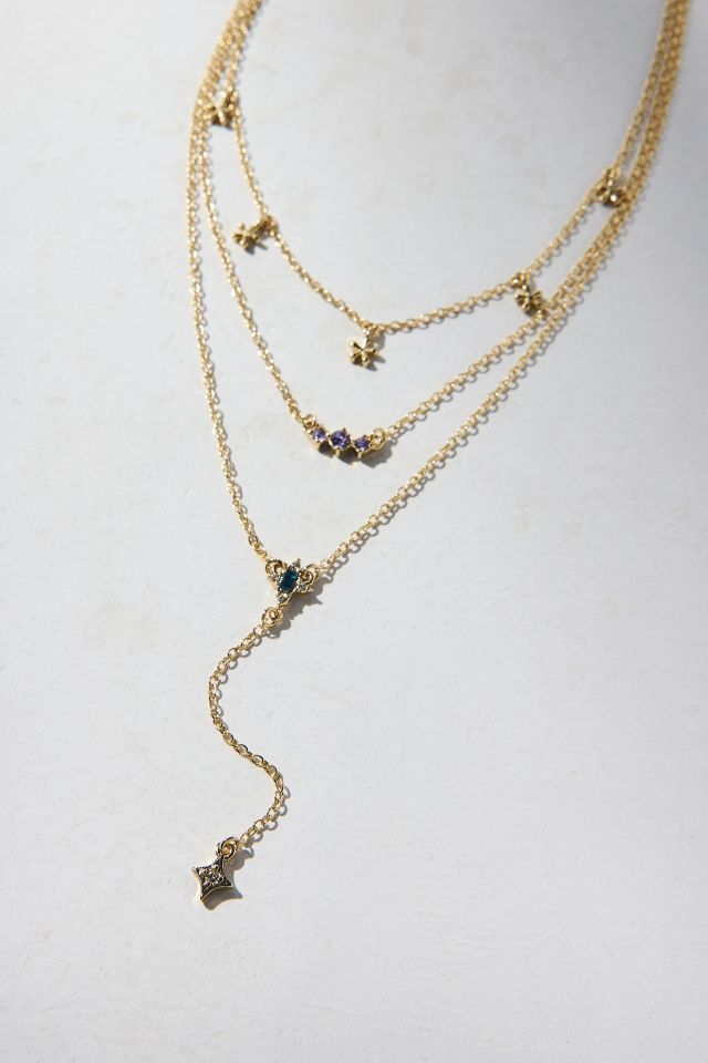 Garland Lariat Layered Necklace #1