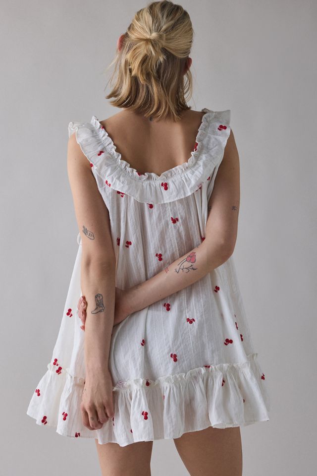 Out From Under Lover Letters Ruffle Trim Babydoll Sleep Dress #2