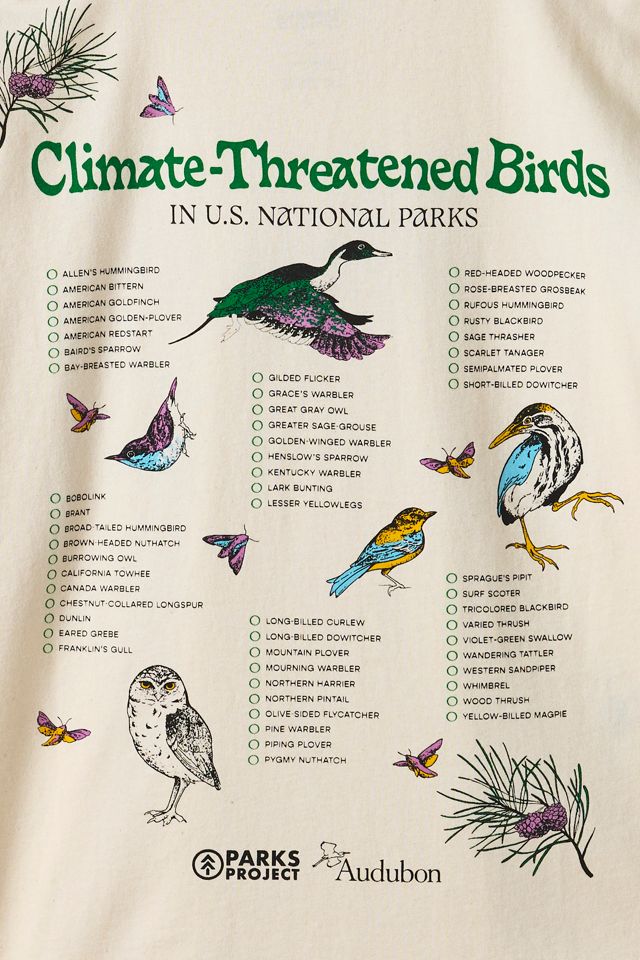 T-shirt graphique oiseau Parks Project X Audubon #2