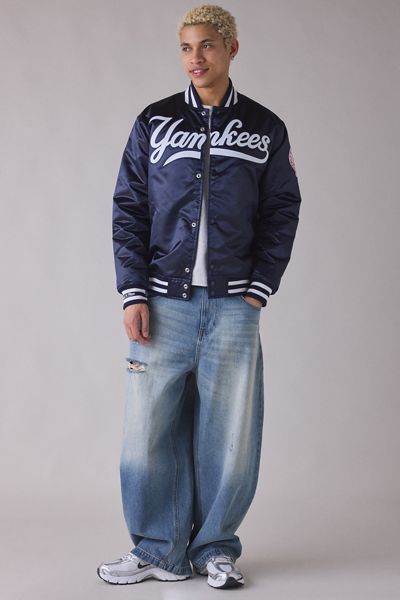 ジャケット・アウター Mitchell&ness Yankees stadium jacket Mitchell & Ness MLB New York Yankees Authentic Satin Varsity